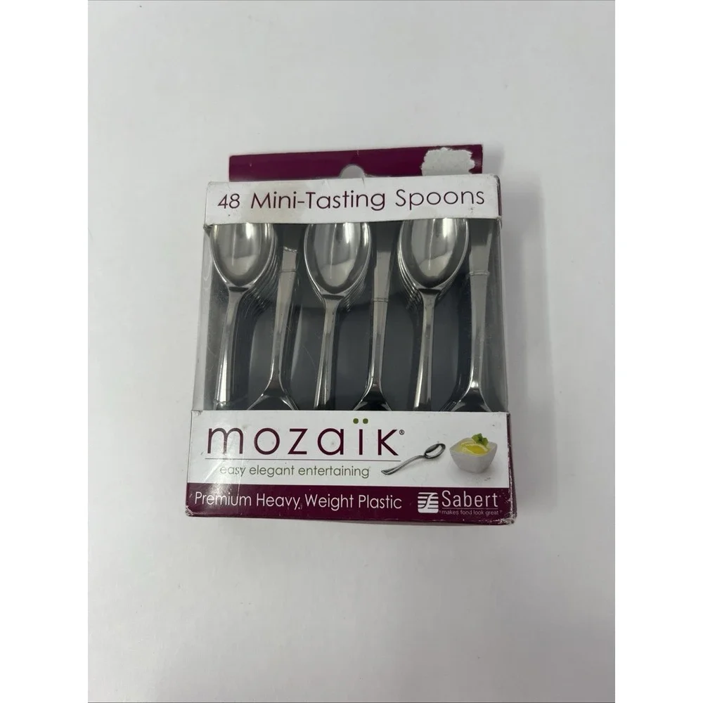 Mozaik Mini Tasting Spoons Dessert Appetizer Party‎ Catering Utensisls